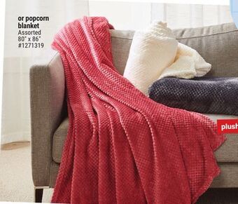 Giant Tiger Popcorn blanket offer