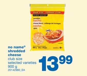 Wholesale Club Shredded cheese, 900 g offer
