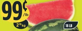 Marché Adonis Whole or cut watermelon offer