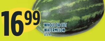 Marché Adonis Whole or cut watermelon offer