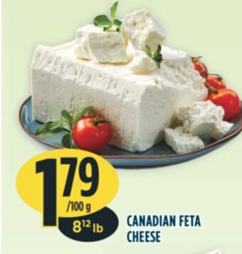 Marché Adonis Canadian feta cheese offer