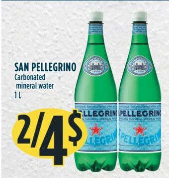 Marché Adonis San pellegrino carbonated mineral water offer
