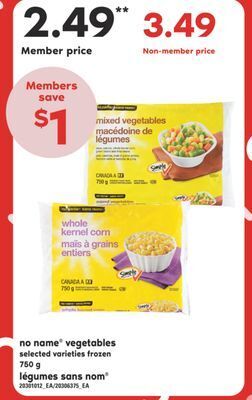 Valu-mart Légumes sans nom, 750 g offer