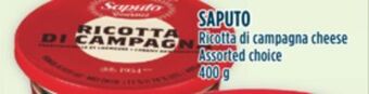 Marché Adonis Saputo ricotta di campagna cheese offer
