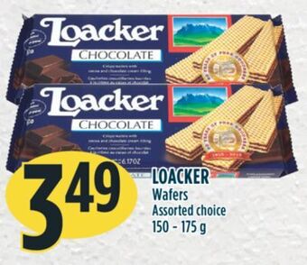 Marché Adonis Loacker wafers offer