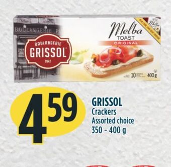 Marché Adonis Grissol crackers offer