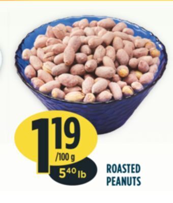 Marché Adonis Roasted peanuts offer