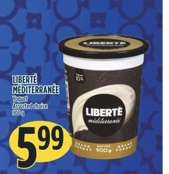 Marché Adonis Liberté méditerranée yogurt offer