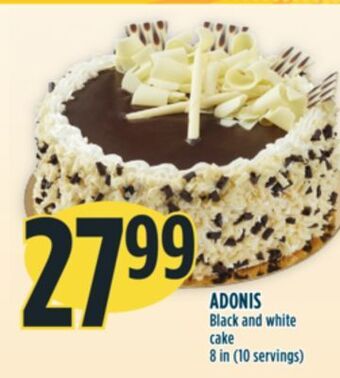 Marché Adonis Adonis black and white cake offer