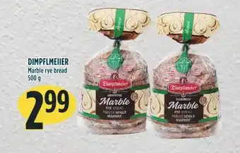 Marché Adonis Dimpflmeiier marble rye bread offer