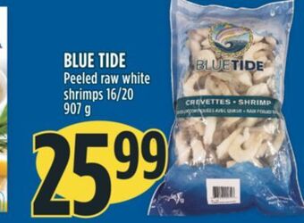 Marché Adonis Blue tide peeled raw white shrimps 16/20 offer