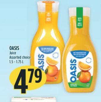 Marché Adonis Oasis juice offer