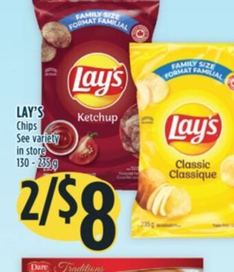 Marché Adonis Lay's chips offer