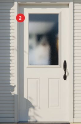 Home Hardware Steel entrance doors privacy rain offer