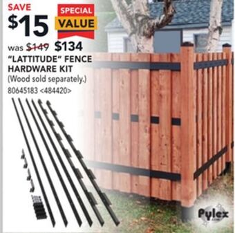 RONA Lattitude fence hardware kit offer