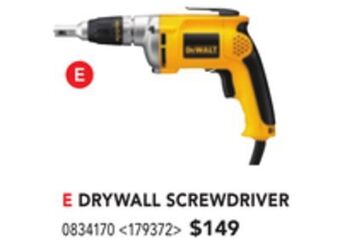 RONA Dewalt drywall screwdriver offer