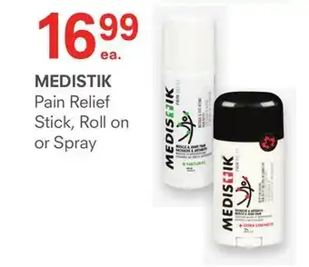 Remedy's RX Medistik pain relief stick, roll on or spray offer