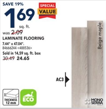 RONA Mono serra laminate flooring 7.44 x 47.04. offer