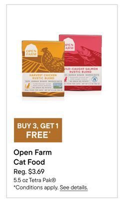 Petvalu Open farm cat food offer