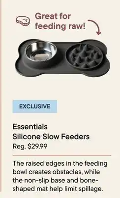 Petvalu Essentials silicone slow feeders offer