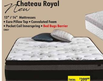 Oxford Mills Chateau royal twin offer