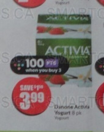 FreshCo Danone Activia Yogurt offer