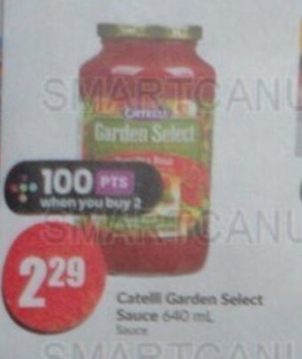 FreshCo Catelli Garden Select Sauce 640 ml offer