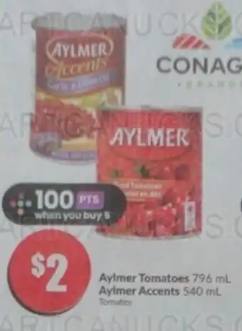 FreshCo Aylmer Tomatoes or Aylmer Accents offer