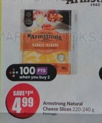 FreshCo Armstrong Natural Cheese Slices 220-240 g offer