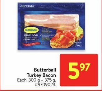 Walmart Butterball Turkey Bacon offer