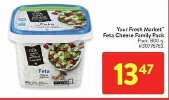 Walmart Your Fresh Market Feta Cheese offer