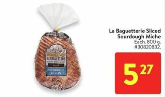 Walmart La Baguetterie Sliced Sourdough Miche offer