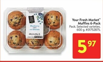 Walmart Your Fresh Market Muffins offer
