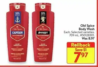 Walmart Old Spice Body Wash offer