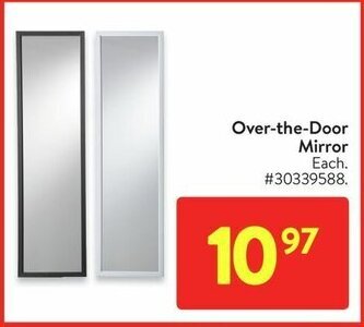 Walmart Over-the-Door Mirror offer