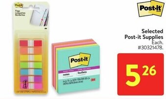 Walmart Selected Post-it Supplies offer