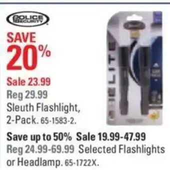 Canadian Tire Sleuth Flashlight offer