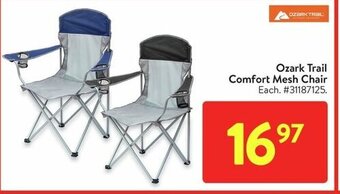 Walmart Ozark Trail Comfort Mesh Chair offer