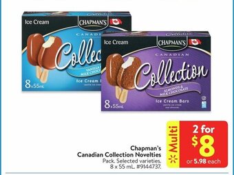 Walmart Chapman's Canadian Collection Novelties offer