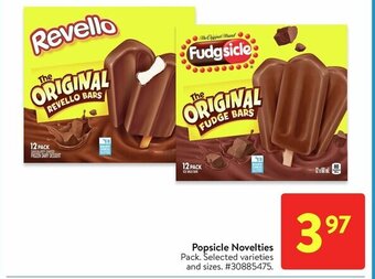 Walmart Popsicle Novelties offer