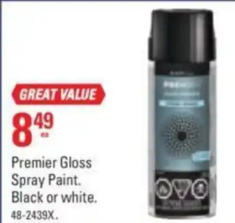 Canadian Tire Premier Gloss Spray Paint offer