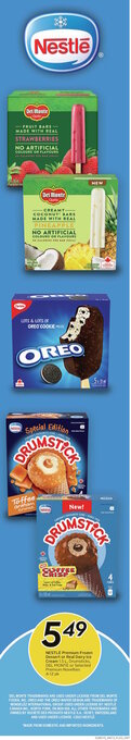 Sobeys NESTLÉ Premium Frozen Dessert or Real Dairy Ice Cream offer