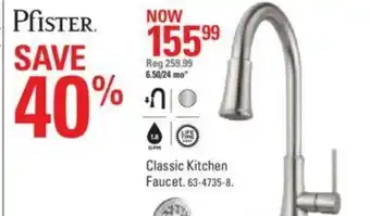 Canadian Tire Classic Kitchen Faucet offer