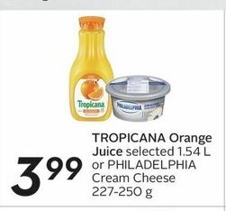 Sobeys TROPICANA Orange Juice offer
