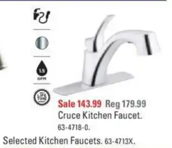 Canadian Tire Cruce Kitchen Faucet offer