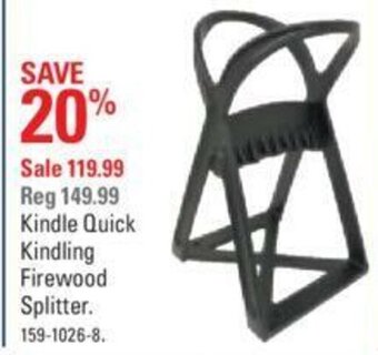 Canadian Tire Kindle Quick Kindling Firewood Splitter offer