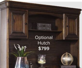Leon's Palomar desk hutch - tuscany brown offer