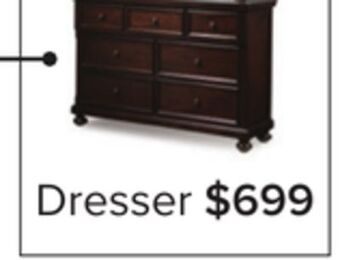 Leon's Chester 7 drawer dresser - cherry offer