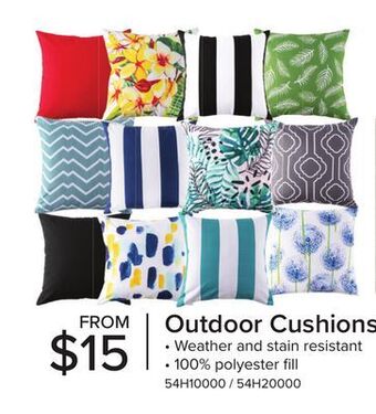Leon's Outdoor cushions offer