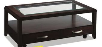 Leon's Felicia coffee table - espresso offer